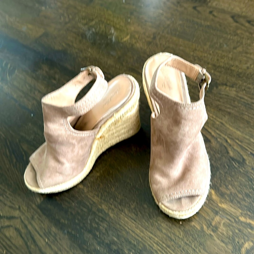 Suede Wedges